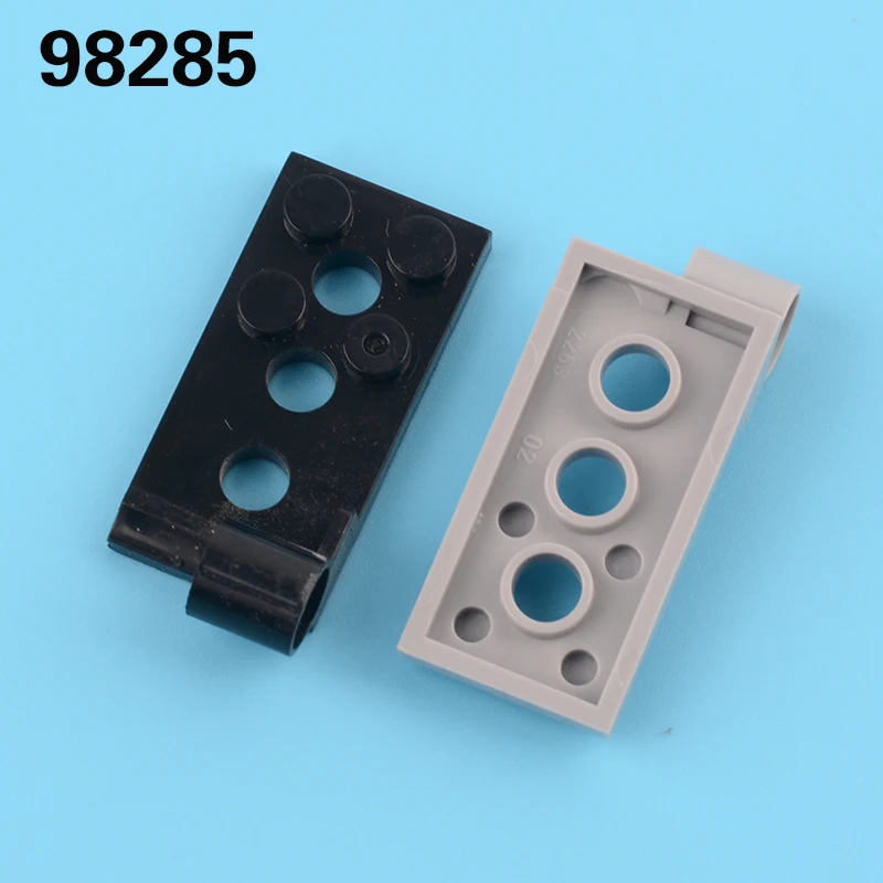 

98285 Hinge Plate Bottom 2 x 4 with 4 Studs and 3 Pin Holes MOC Building Block Education DIY Parts for 20 pcs/LOT