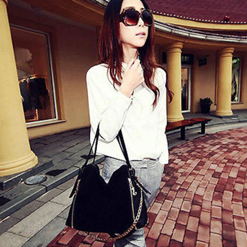

Messenger Bag Women Bucket Shoulder Bag Large Capacity Vintage PU Leather Lady Handbag Luxury Top-Handle Bags