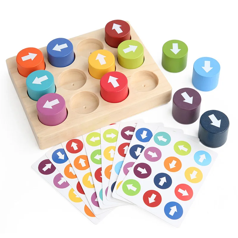 

Игра-Головоломка «стрелка», развивающая деревянная игрушка Монтессори для детей 2, 3, 4, 5, 6, 10 лет