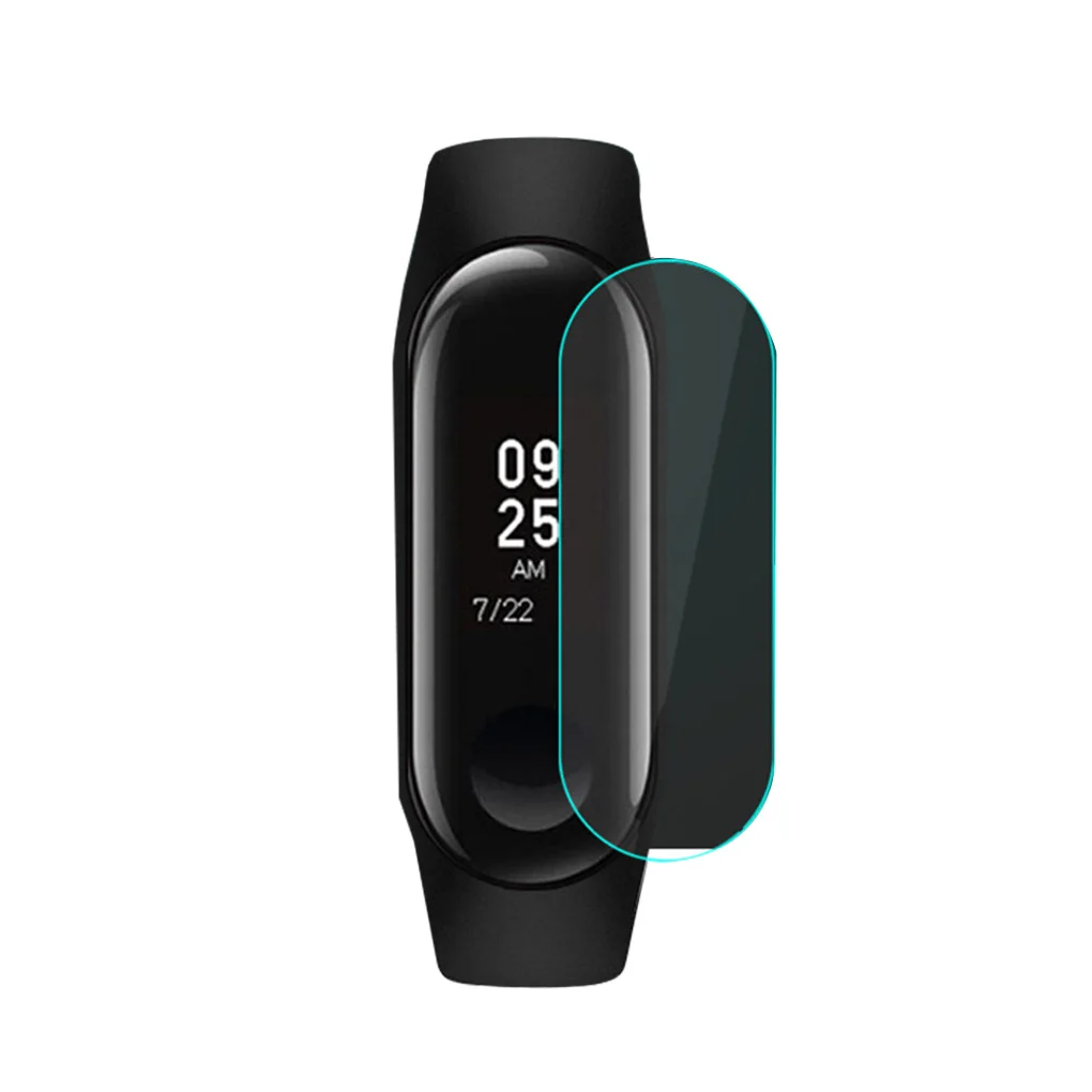 1pcs for Miband 4 Горячая Распродажа: 5/10 шт. Экран Защитная пленка для Xiaomi Mi Band 3 Смарт-браслет полностью закрывающая Защитная Плёнки не калёное Стекло - Цвет: 1pcs for Miband 4