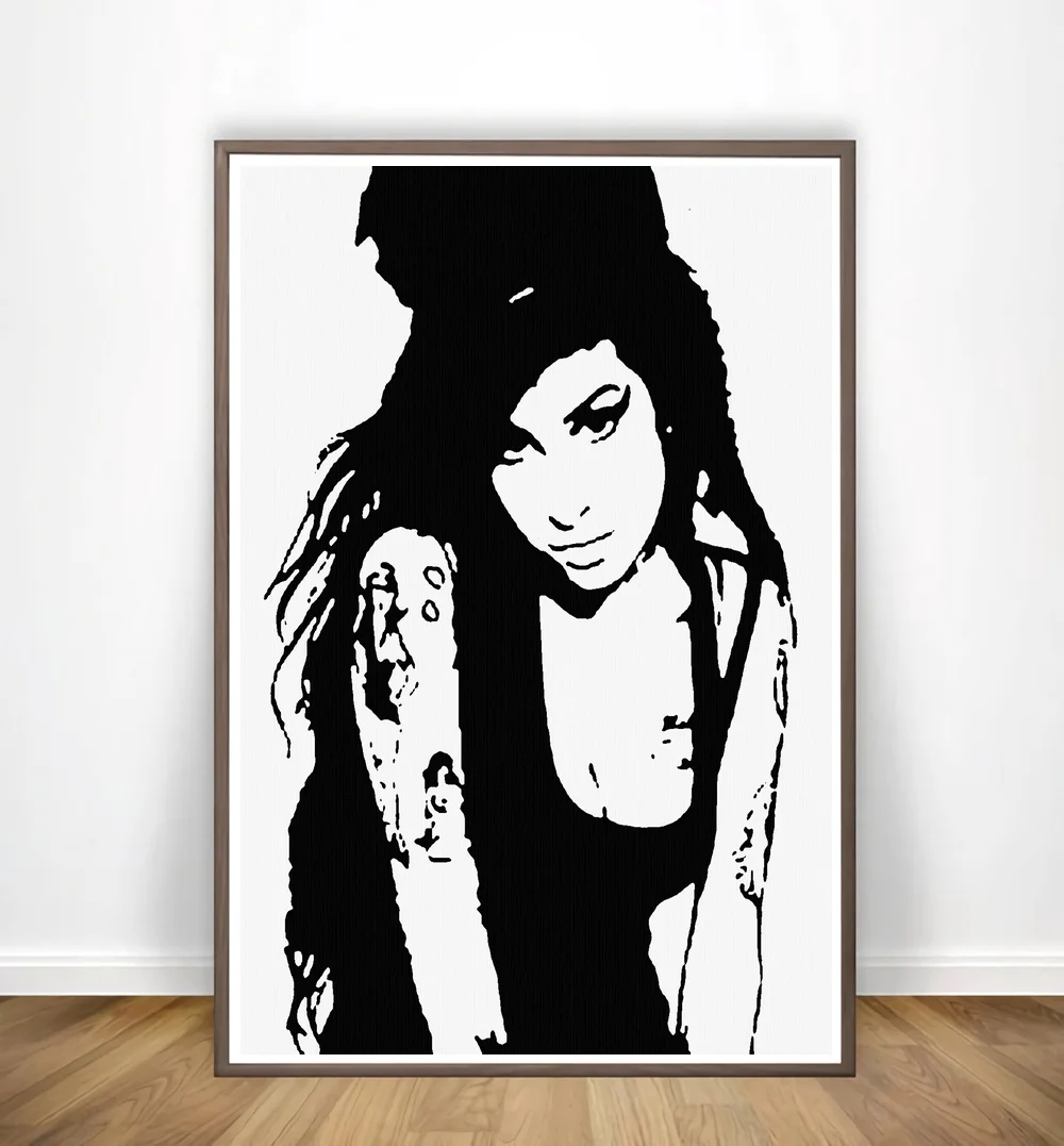 Amy Winehouse музыкальная певица звезда плакаты и принты Настенная картина Картина на