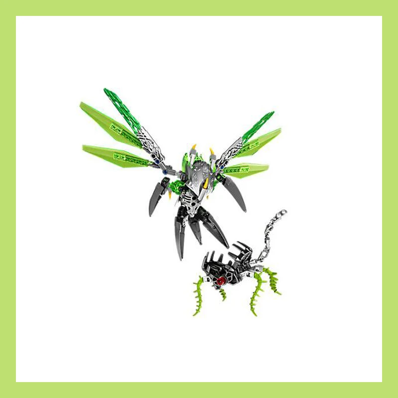 XSZ 609 1 Биохимический воин Bionicle Uxar создание джунглей кирпичи игрушки строительные