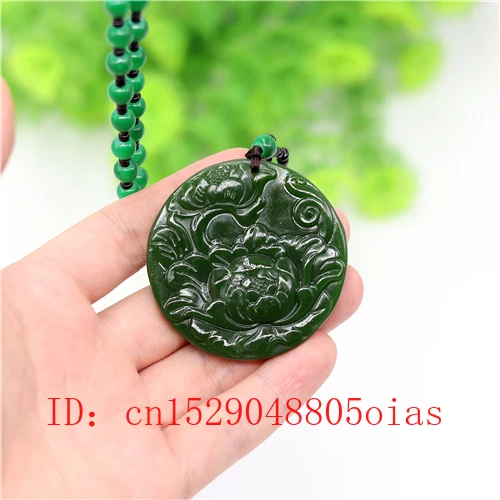 Натуральные зеленые китайские нефритовые пионы очаровательные ювелирные