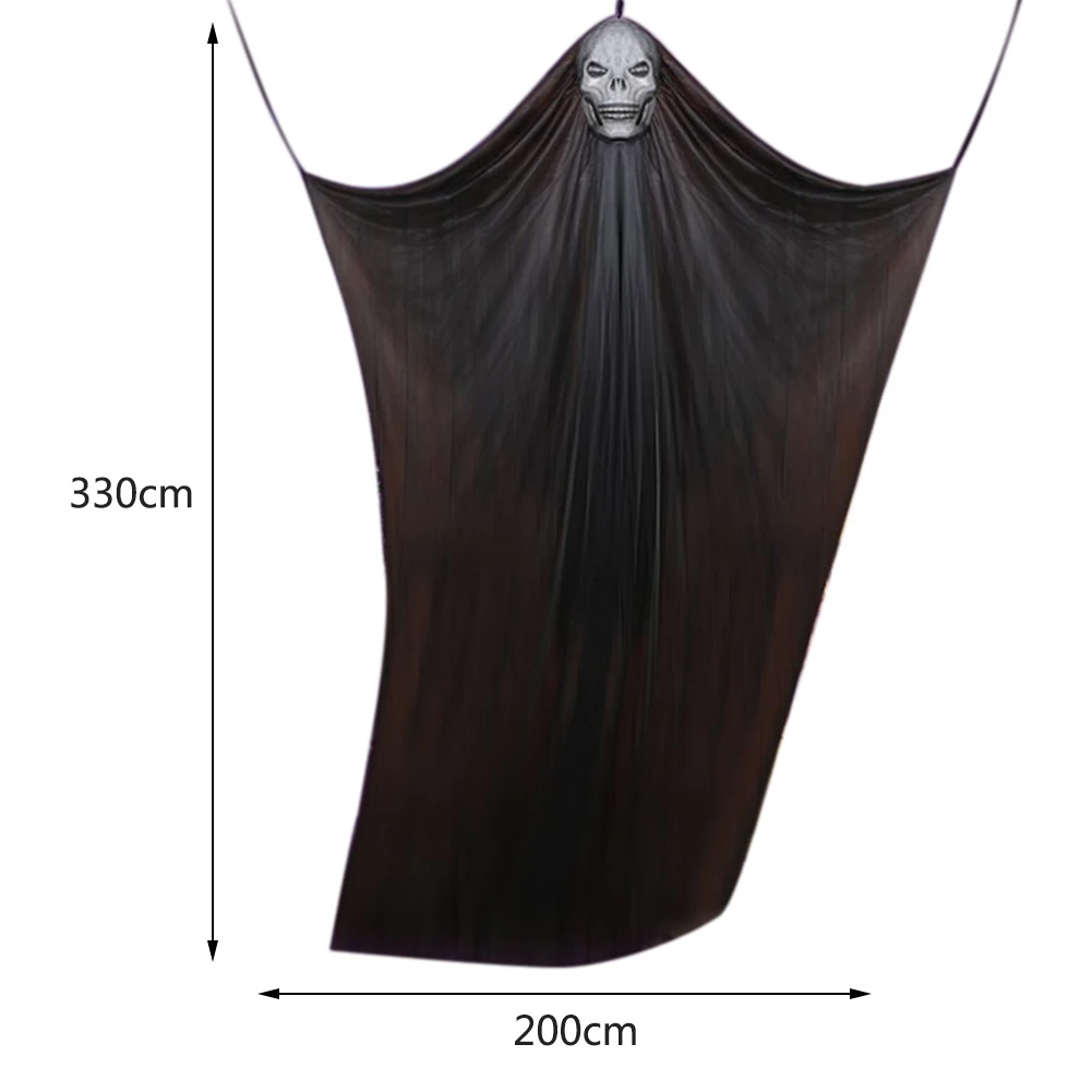 Штора для косплея с человеческим скелетом шторка розыгрыш ужас привидение окно