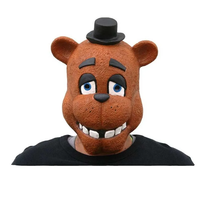 Фредди Fazebear сумки Чика Фокси Полное Лицо Латексная Маска Five Nights At Freddy's пять