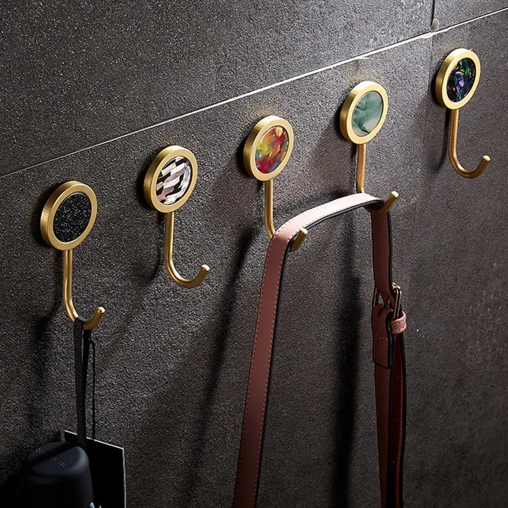 Стильные Латунные настенные крючки декоративные домашнего декора гостиной