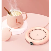 usb smart touch heating coaster drink coffee milk 3 temperature adjustable heater cup warmer pad fast heating mug cup mat no cup