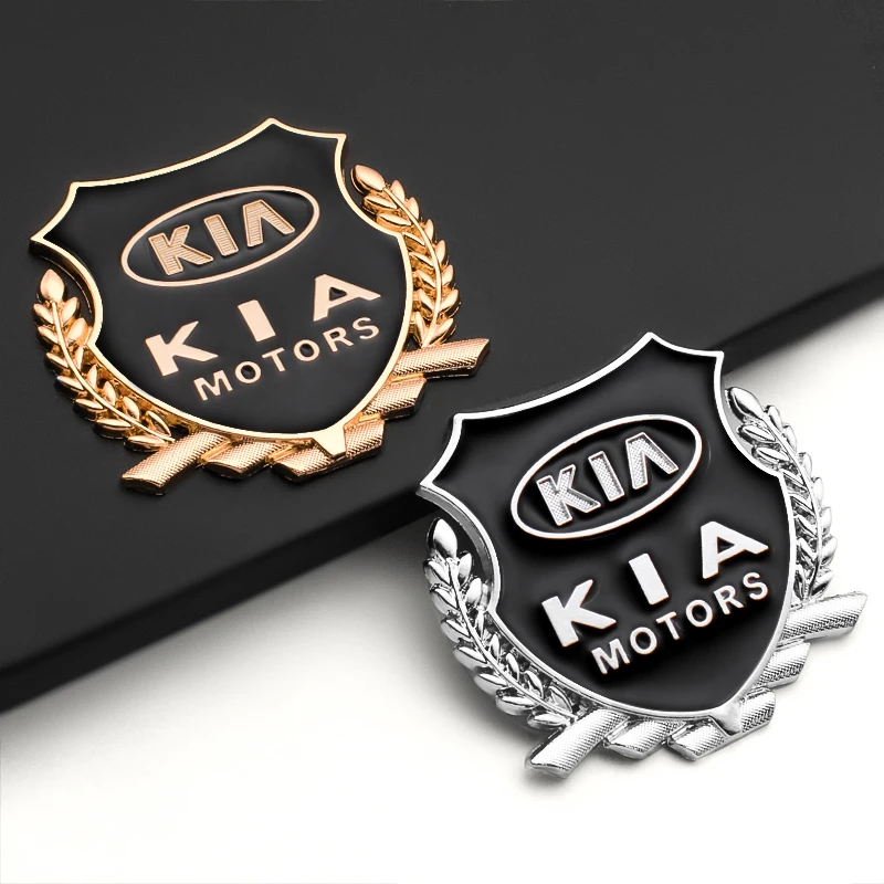 2 шт. автомобильный Стайлинг 3D наклейки из металла эмблемы для кіа Cerato Sportage R K2 K3 K5
