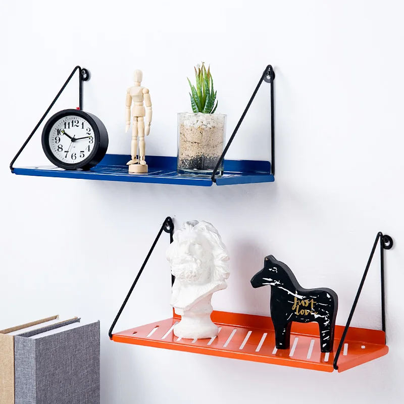 

Nordic wall shelf Wall partition living room Wall mount Storage rack bedroom kitchen Shelfs