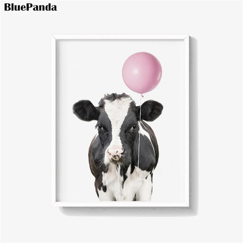 Животное коала корова панда Ослик настенный художественный постер