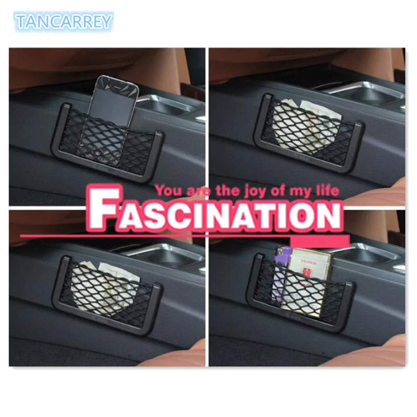 Автомобильные аксессуары держатель для телефона карманная сетка Peugeot 106 107 108 1007