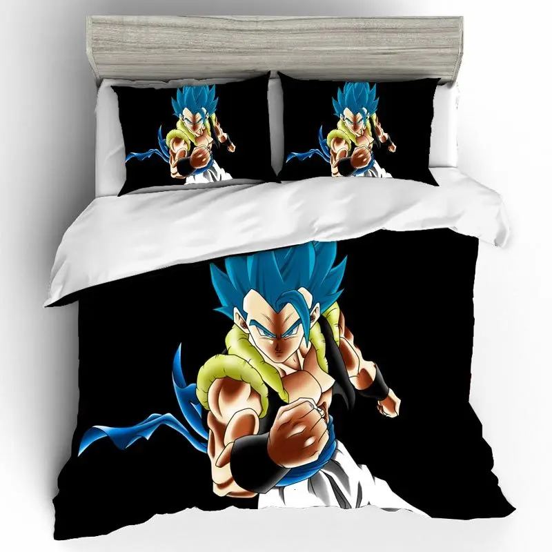 BS65 Dragon Ball постельное белье из хлопка домашний текстиль постельное белье высокого качества 3D комплект постельного белья королевского размера детское постельное белье Комплект пододеяльника 2 человека - Цвет: BS65