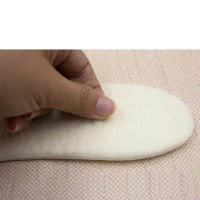 Детские зимние теплые стельки TOPSOLE с подогревом из шерсти Зимние Стельки для