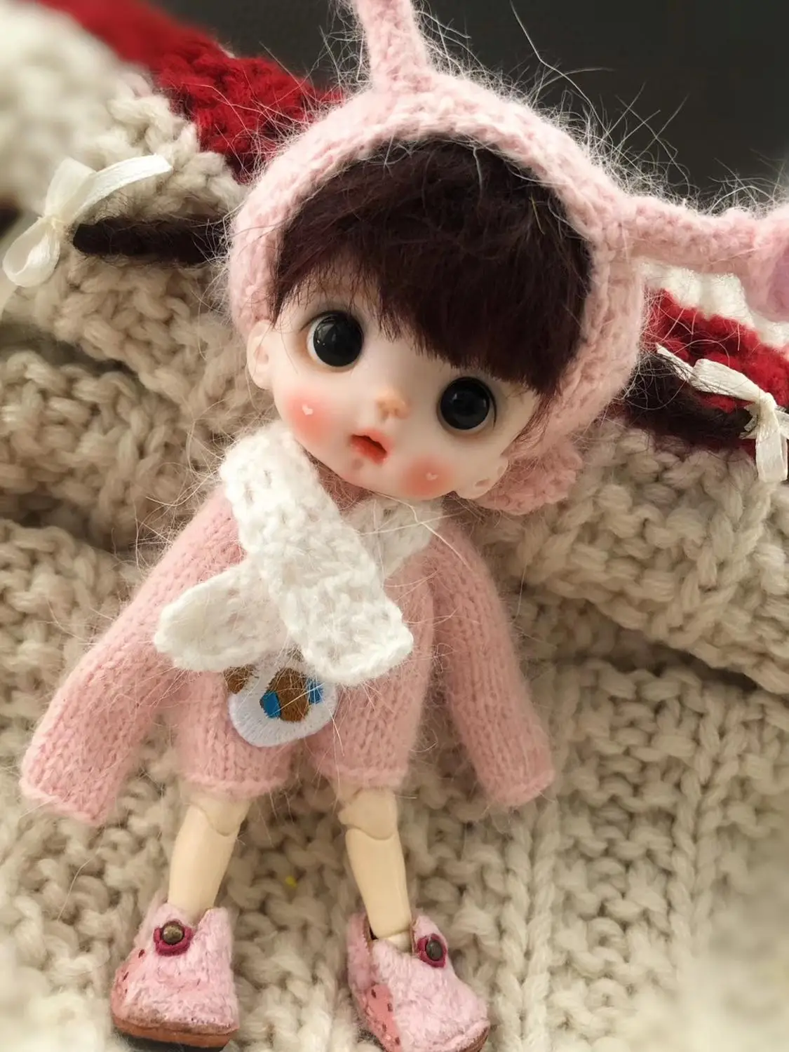 07 OB11 кукла голова Кастомизация 1/8 BJD куклы OB Полимерная глина - Цвет: 07