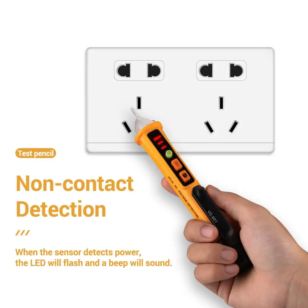 Тестовый карандаш Интеллектуальный Бесконтактный источник питания от