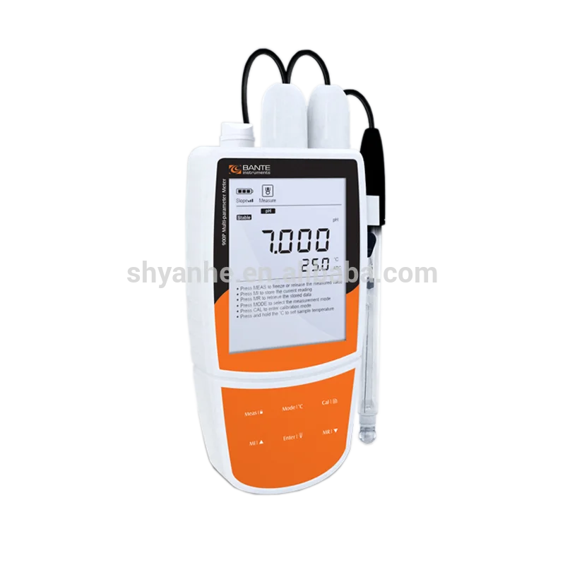 

Автоматический Портативный Измеритель ec и ph Bante901P с ЖК-дисплеем