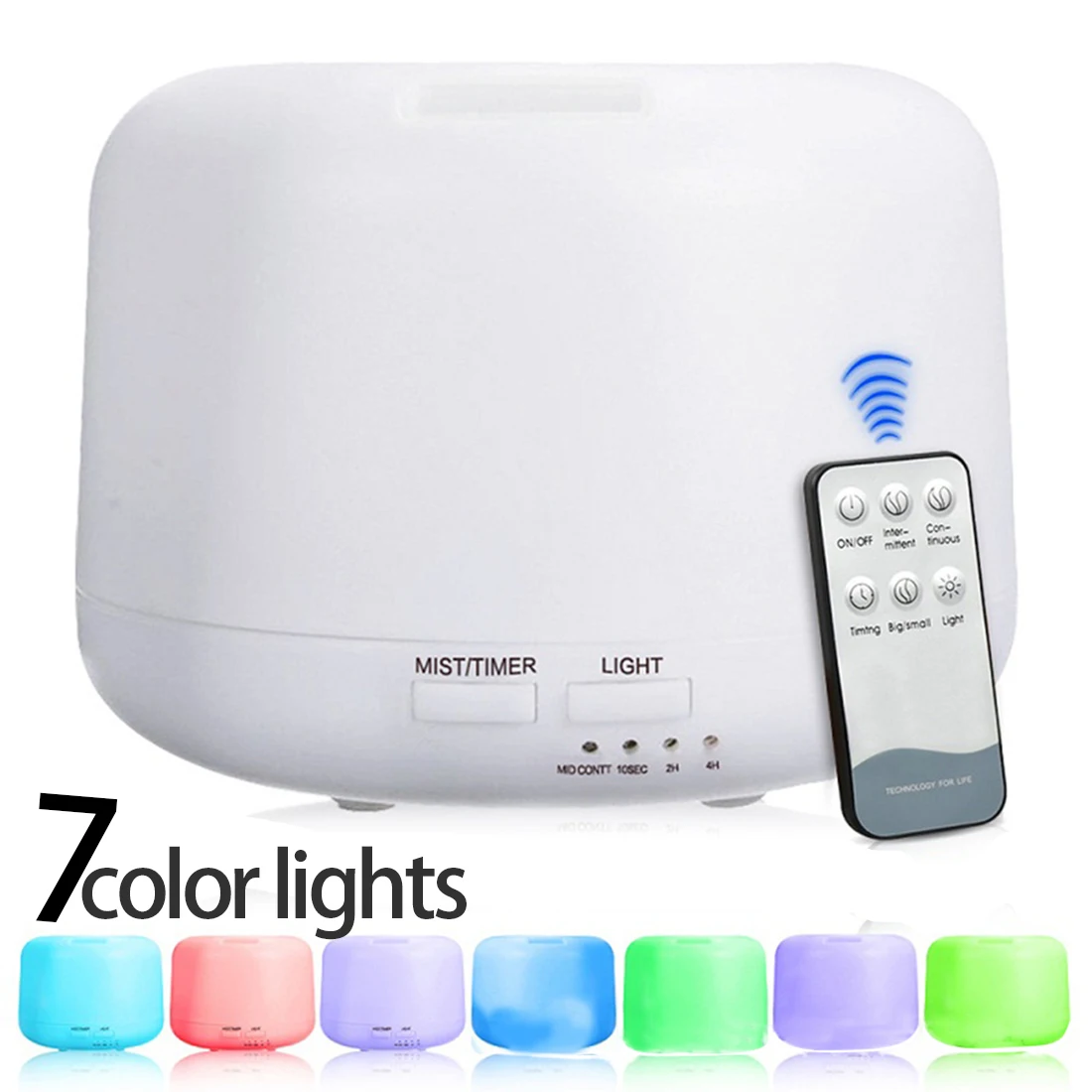 

300ml Aromatherapy Oil Diffuser Air Humidifier with 7 Color Changing LED Lights for Home Ultrasonic Mist Maker difusor de aroma