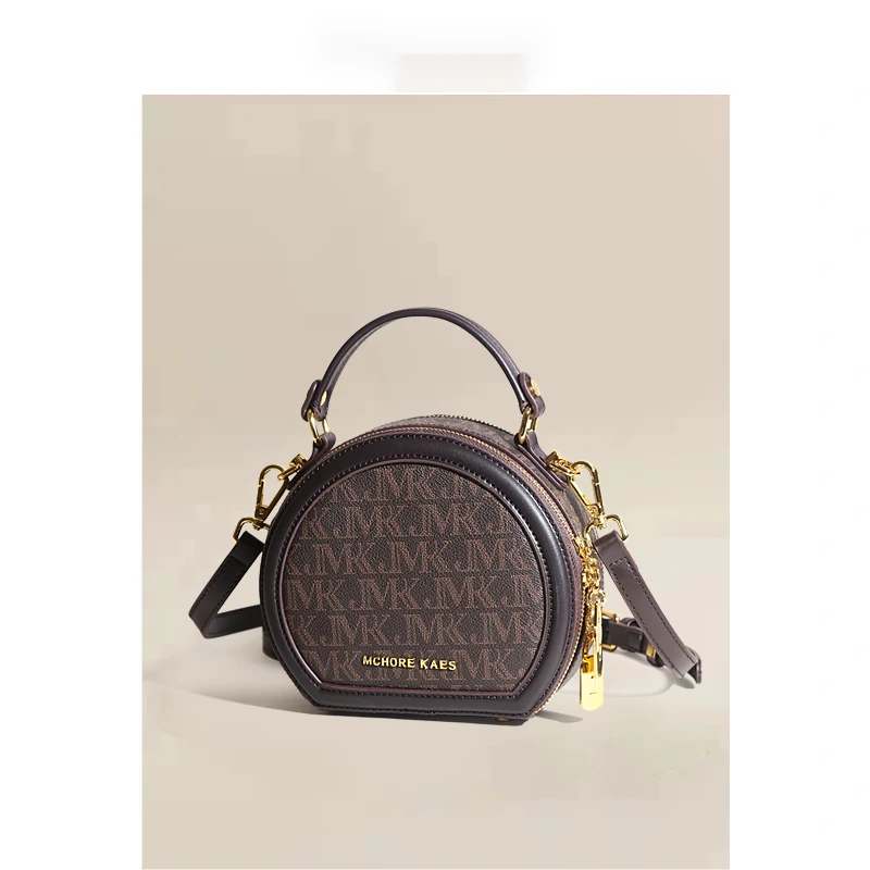 

Small Bag New Women's Chic Bag Portable Messenger Bag Small round Bag
