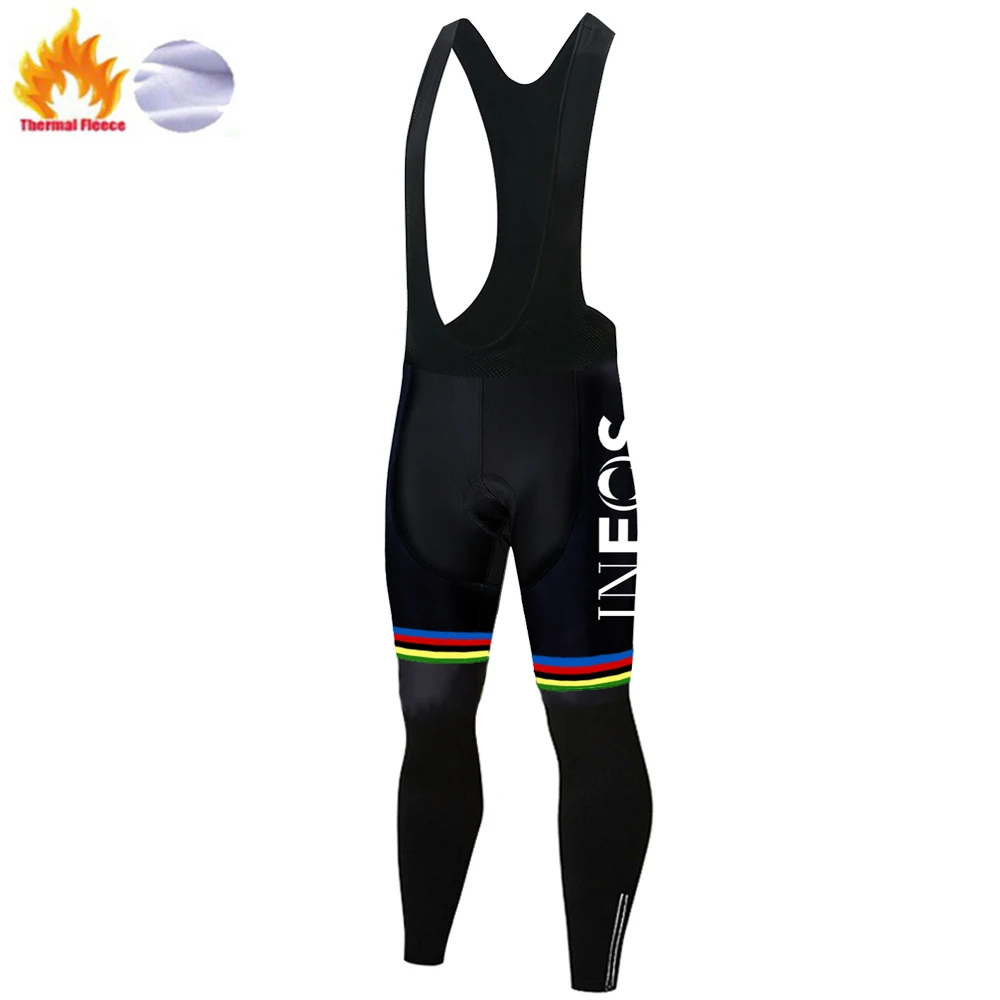 Велосипедные штаны ineos 2020 зимние теплые флисовые брюки длинные велосипедные для