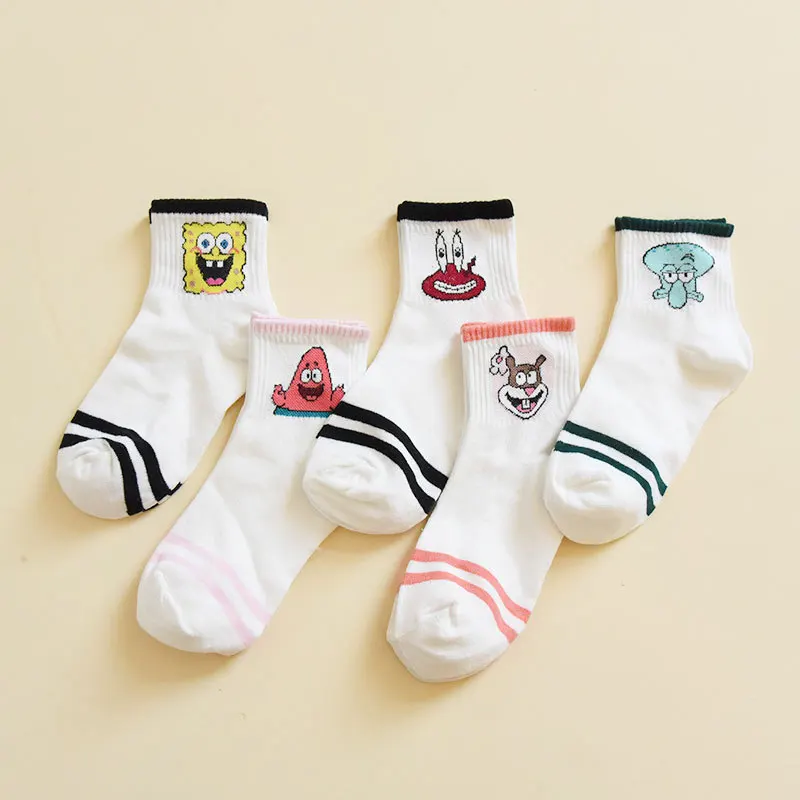 Забавные новые хлопковые дышащие носки с животными для близких братьев хороших