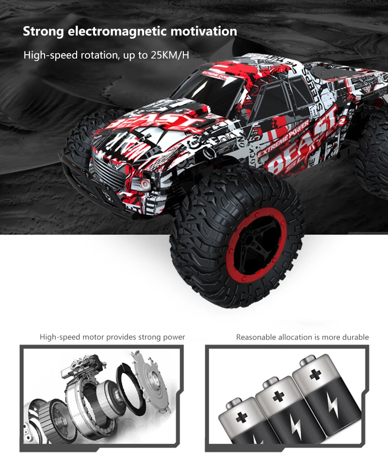Радиоуправляемая машина, 1:16, высокая скорость, внедорожник, грузовик, радио, дистанционное управление, 2,4 Гц, Дистанция управления, 50 м, без помех, радиоуправляемая машина, детская игрушка радиоуправляемые машины