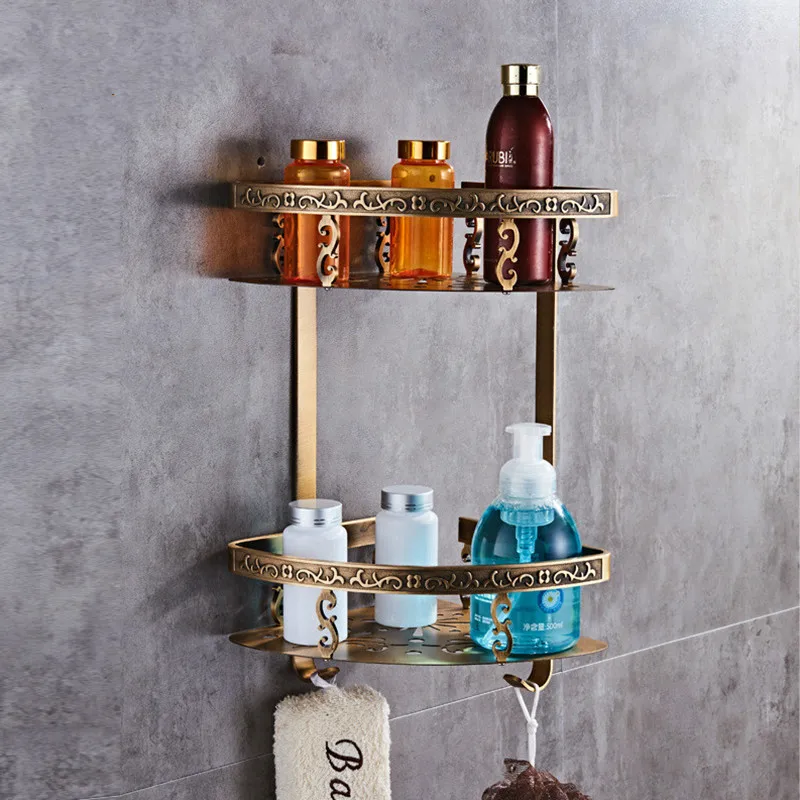 aluminum bathroom accessories antique brushed towel ring toilet paper holder cup holder robe hook bathroom hardware shelves free global shipping