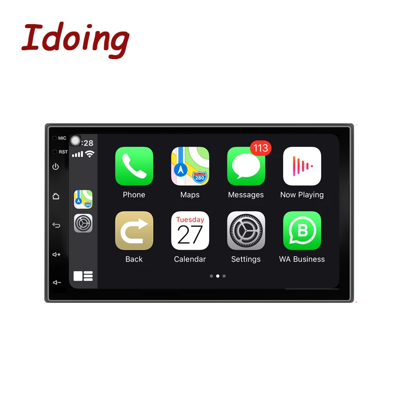 idoing 7android 4g64g 2din video for universal car multimedia radio player 1080p dsp gpsglonass head unit built in carplay free global shipping