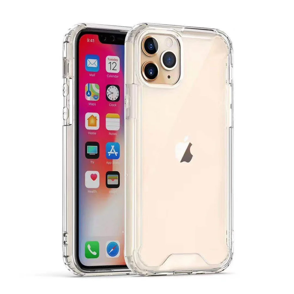 Жесткий чехол для телефона из поликарбоната и ТПУ iPhone 1211 Pro XS Max XR силиконовый 13 pro 8