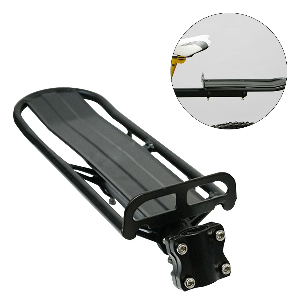 Bike Carrier Rack Bicycle Mount Racks Cycling Cargo Seatpost Rear Pannier Luggage Aluminum Stand Shelf | Спорт и развлечения
