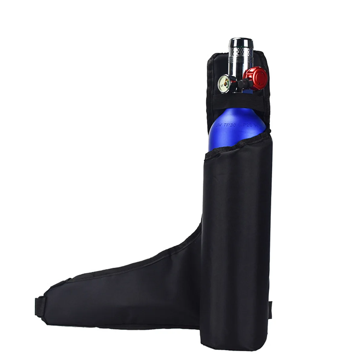 

DEDEPU Snorkeling Underwater Breath Diving Equipment 1L Scuba Oxygen Cylinder Set Diving Tank Respirator Refill Adapter Bag