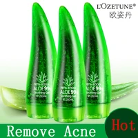120ml aloe extract 99 aloe soothing gel aloe vera gel skin care remove acne moisturizing day cream after sun lotions aloe gel