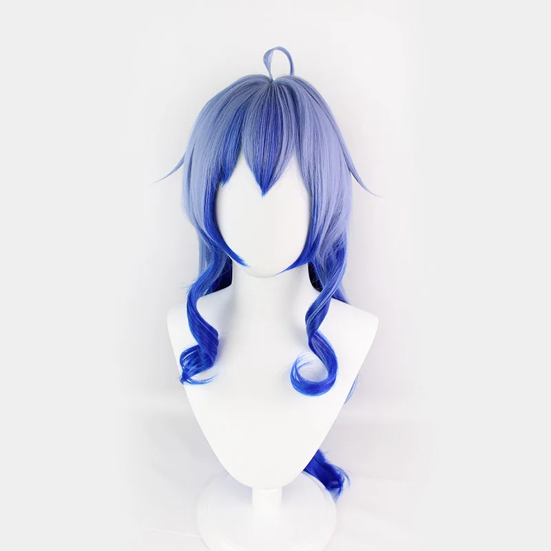 

Genshin Impact Ganyu Character wig cos wig t-color gradient tailing simulation scalp