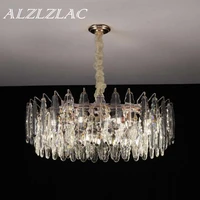 modern crystal chandelier for living room dining room luxury round oval lighting fixture kitchen hom decor
