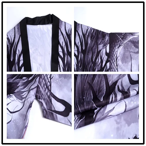 Мужской кардиган кимоно haori yukata костюм самурая пиджак рубашка|Одежда Азии и