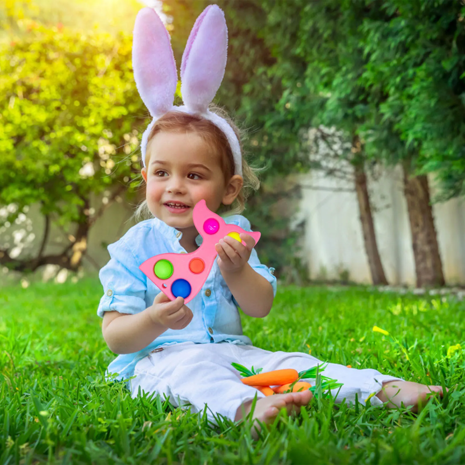 

Anti-Stress Sensory Toy With Keychain For Kids Or Adults Relieve Anxiety