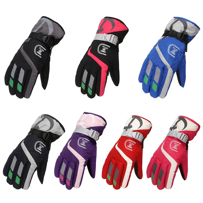 

Winter Warm Snowboarding Ski Gloves Men Women Waterproof Skiing Breathable Gloves Cycling Outdoor Camping Hiking Gloves