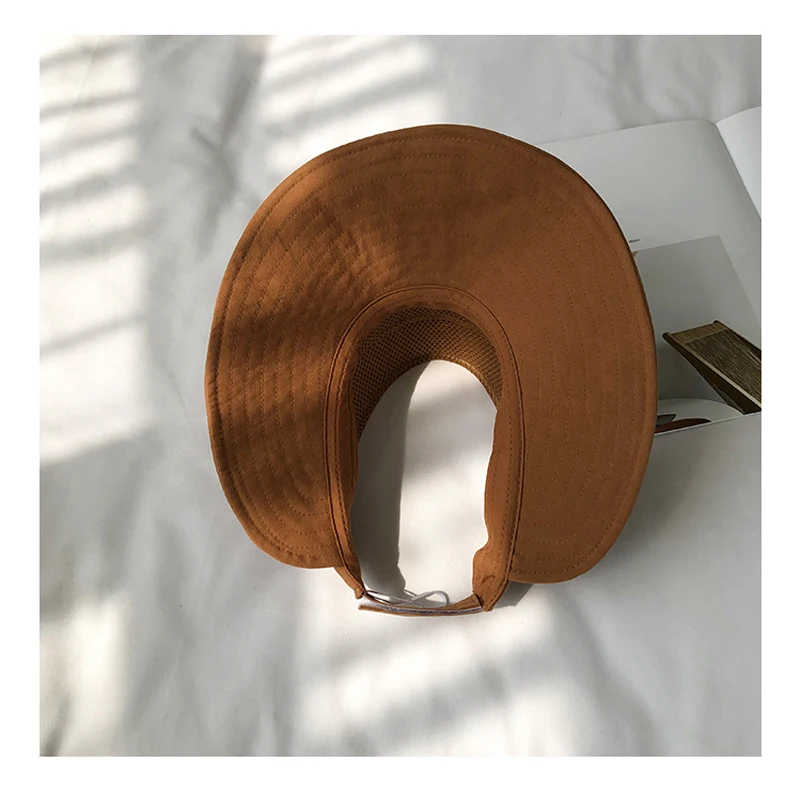 Солнцезащитная шляпа Foux с широкими полями для женщин модный козырек надписью