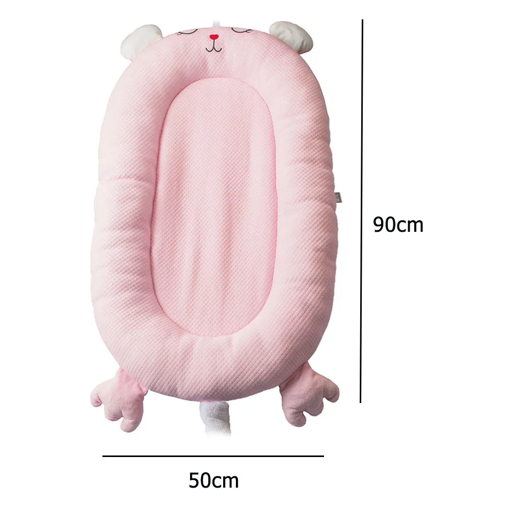 

Portable Baby Nest Bed for Boys Girls Travel Bed Infant Cotton Cradle Crib Baby Bassinet Newborn Bed Travel Bed Portable