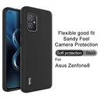 IMAK Для Asus Zenfone8 ZS590KS чехол для телефона матовая задняя крышка для Zenfone 8 ZS590KS мягкий матовый чехол из ТПУ