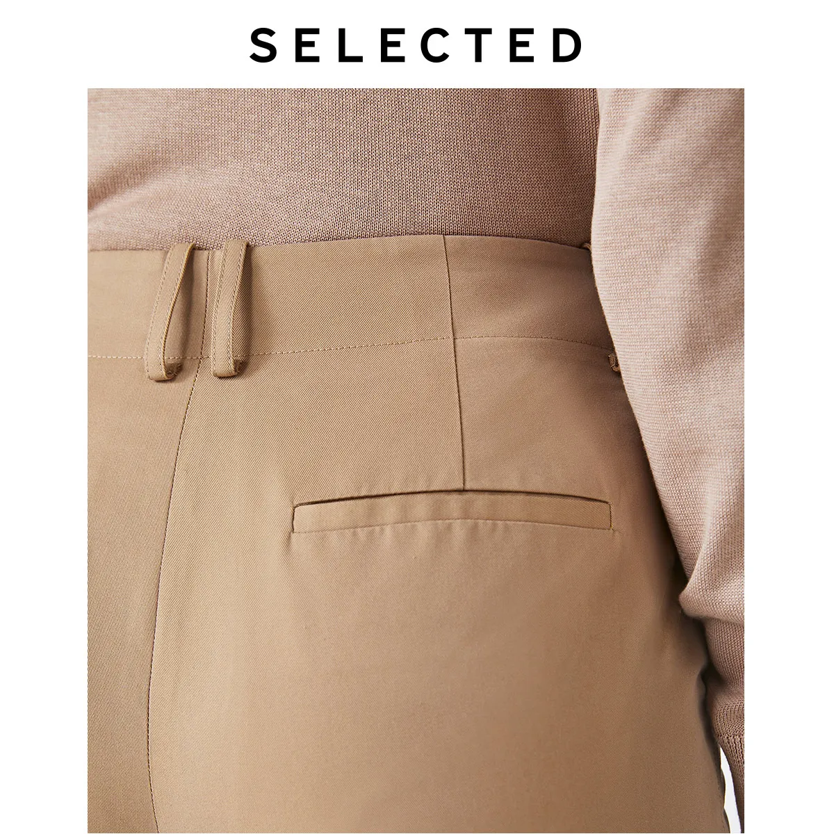 Женские хлопковые брюки-Капри S | 419314507 Женская одежда