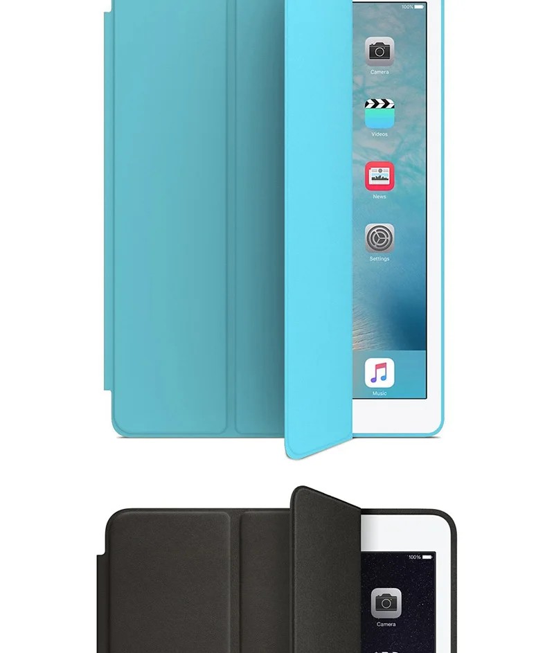 Чехол для iPad air 2 air1, 9,7 дюймов, чехол с 1:1 магнитом, умный Авто спящий чехол с откидной крышкой, кожаный чехол A1566 A1567 A1474