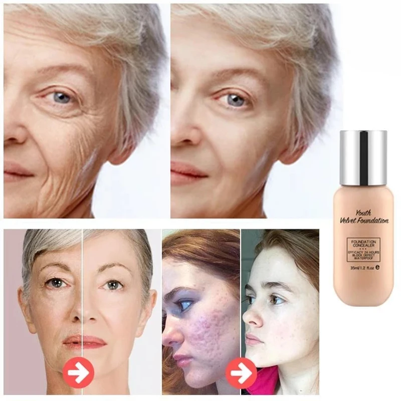 Молодежная бархатная основа BB CC с полным покрытием крем для лица макияжа контур