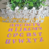 new metal cutting mold with 26 english letters used for diy scrapbooking card photo album decoration embossing crafts
