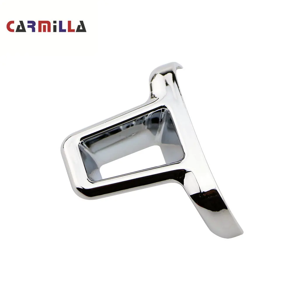 Нижний Средний хромовый чехол на рулевое колесо для VW 2009 2013 Golf 6 Mk6 Bora 2011 2014 Polo Jetta Eos