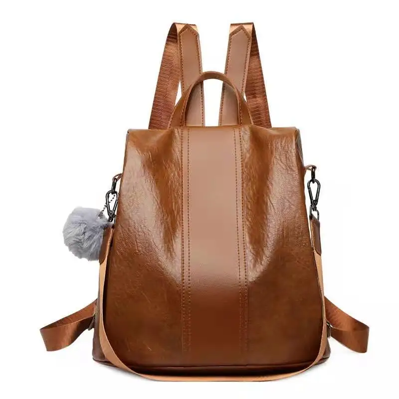 

Рюкзак женский из экокожи, Повседневная модная вместительная Водонепроницаемая школьная сумка в Корейском стиле для девушек