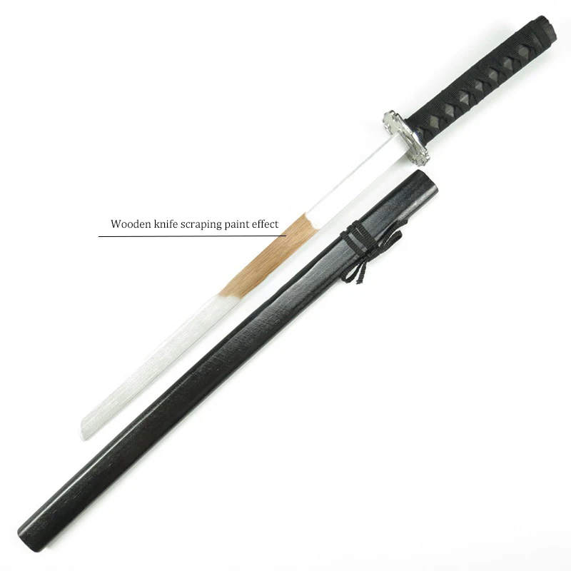Продажи твердой древесины 75 см Katana Косплей SamuraiKnife ниндзя меч Производительность