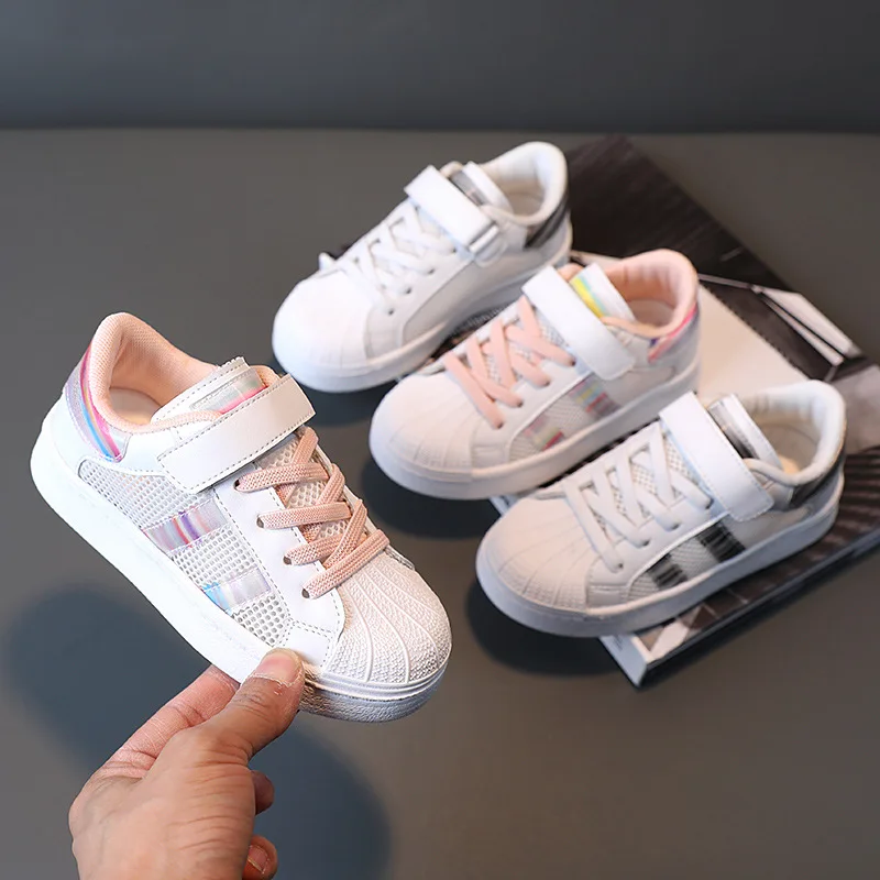 

Kids Shoes Summer 2021 New Children's Shoes Fashion Sports Boys Casual Shoes Non-slip Hot In Girls School Shoes Flats Breathable