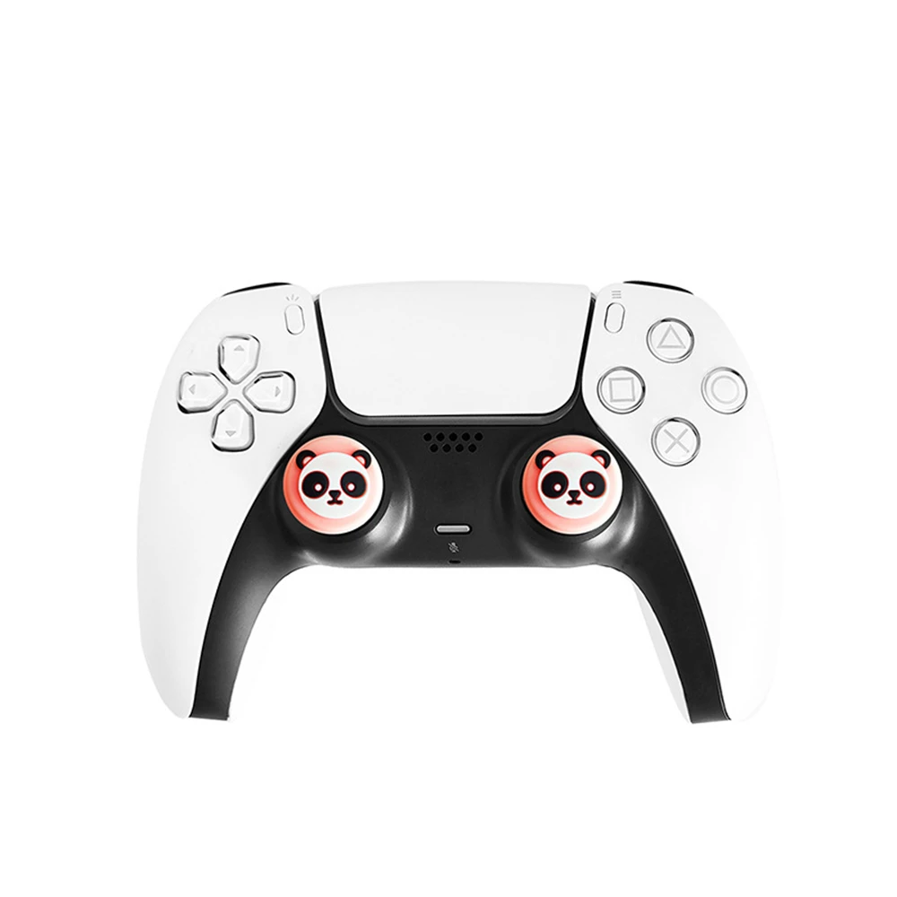

PS Panda Head Rocker Cover Soft Thumb Stick Grip Cap Joystick For Sony PS5 PS4 PS3 Slim Pro Xbox 360/One Series X/S Switch Pro