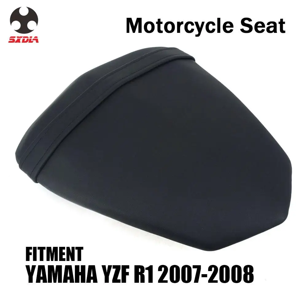 

Motorcycle Street Bike Rear Passenger Cushion Leather Seat Cover For YAMAHA YZFR1 YZF-R1 YZF R1 2007 2008 07 08
