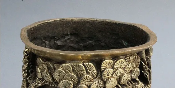 318 6 &quotмаркированная китайская Бронзовая фотография Shou персиковая